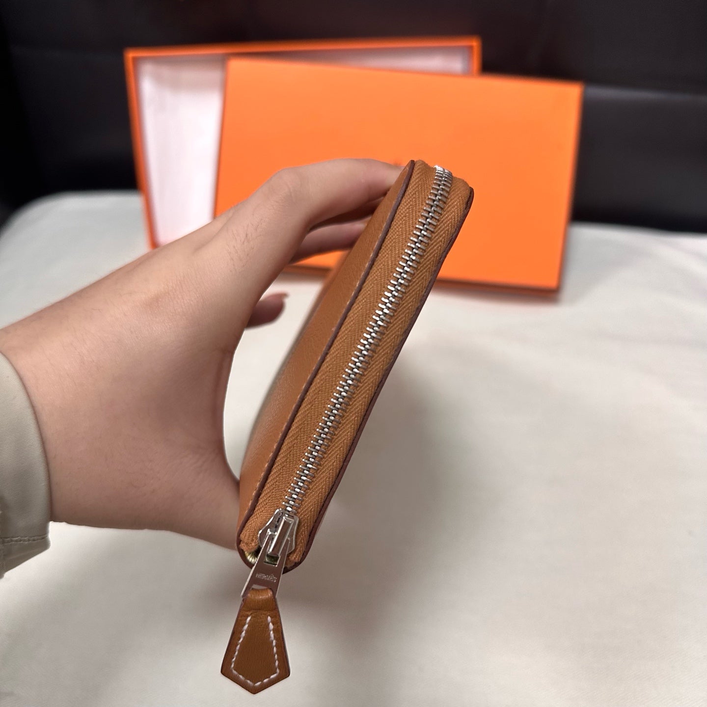 Hermes - Other - Leather - Gold - (medium)