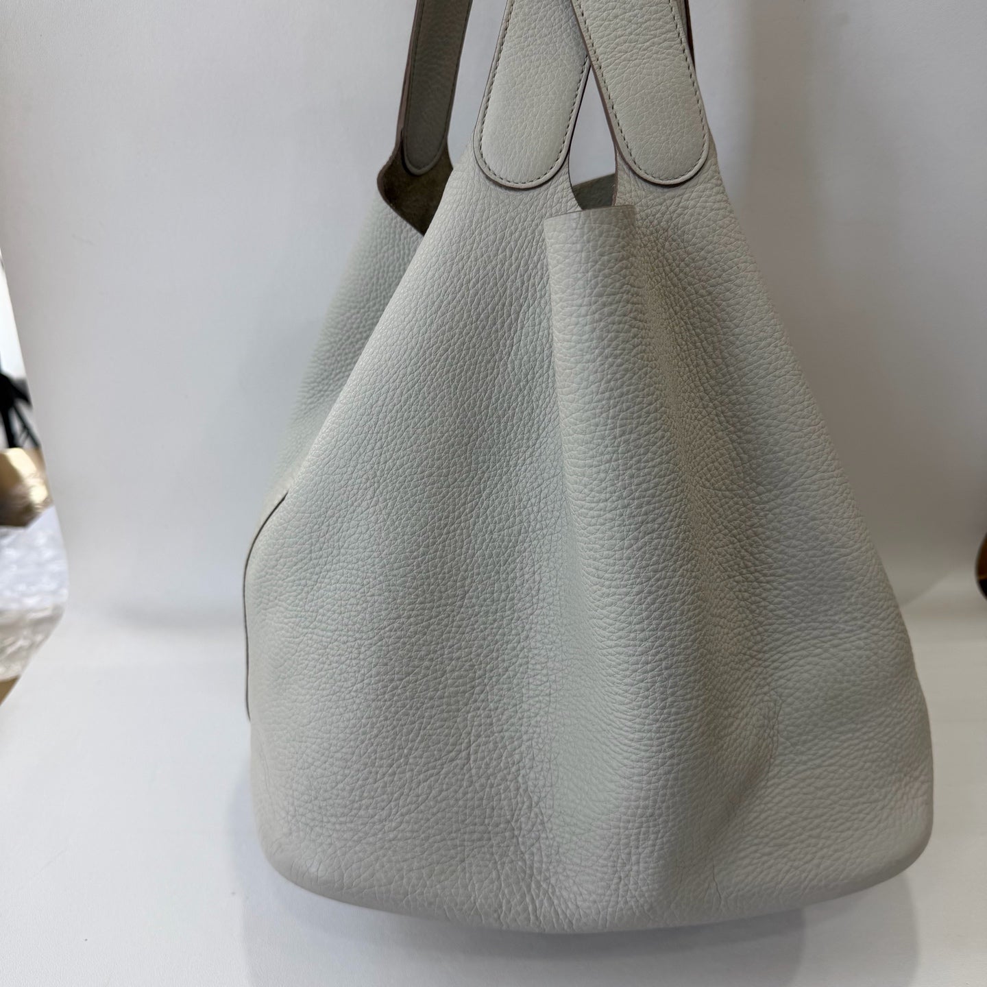 Hermes - Other - Leather - Grey - (large)