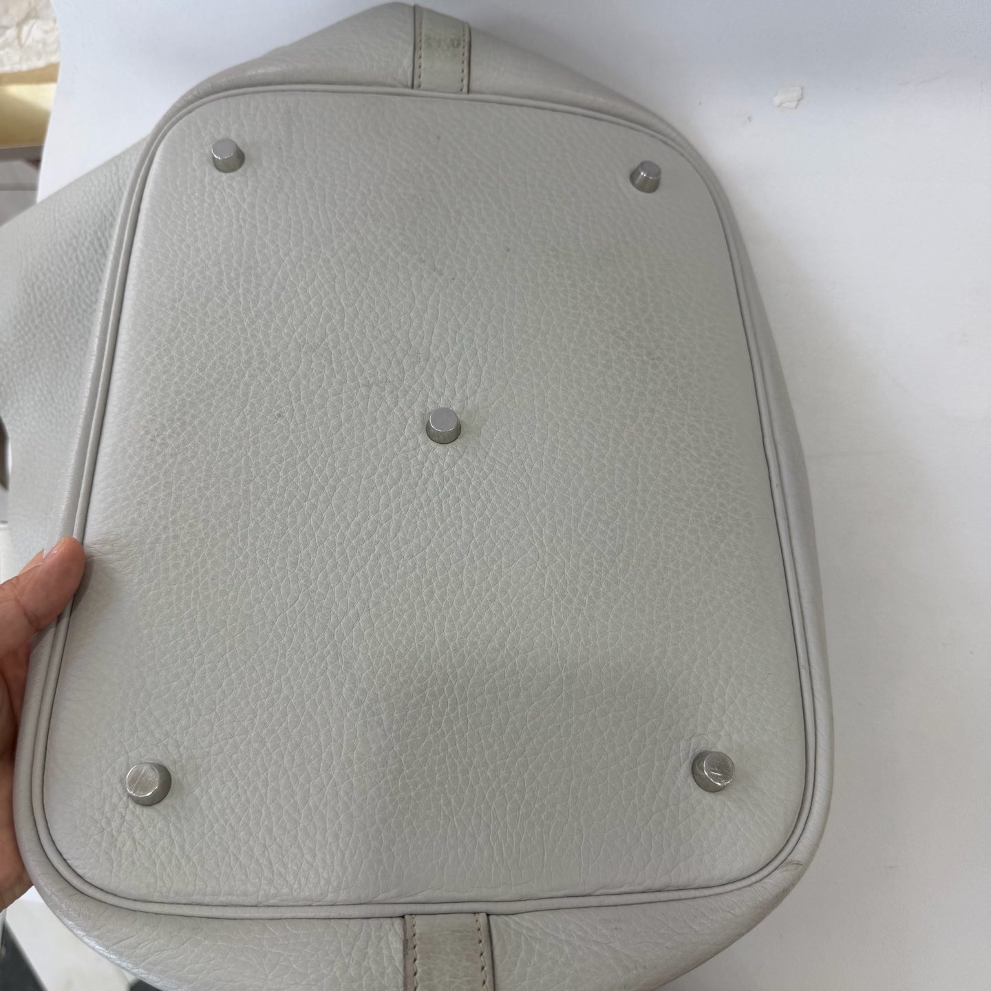 Hermes - Other - Leather - Grey - (large)