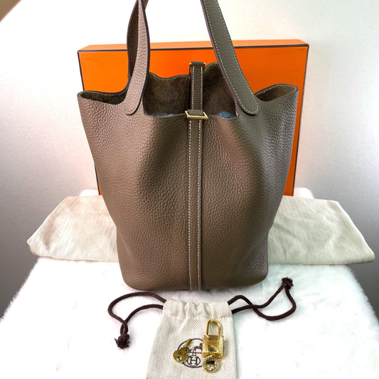 Hermes - Other - Leather - Grey - (medium)