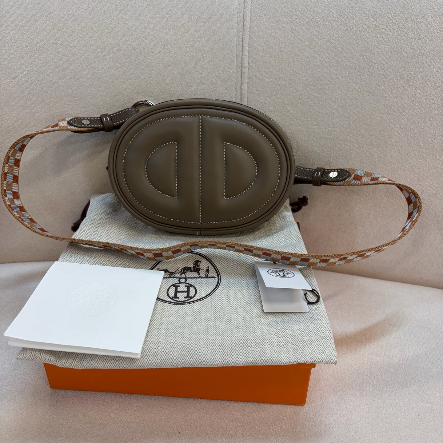Hermes - Other - Leather - Grey - (mini)