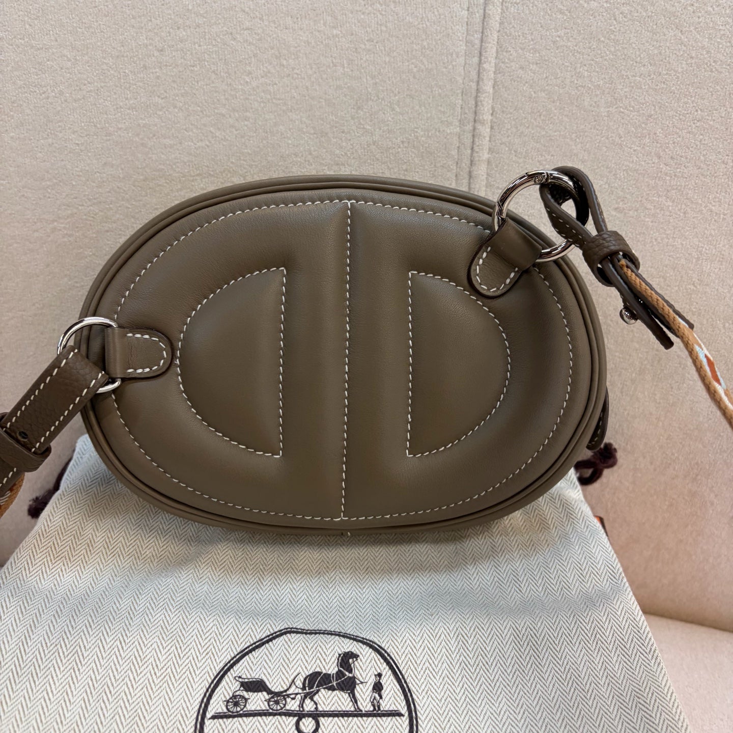 Hermes - Other - Leather - Grey - (mini)