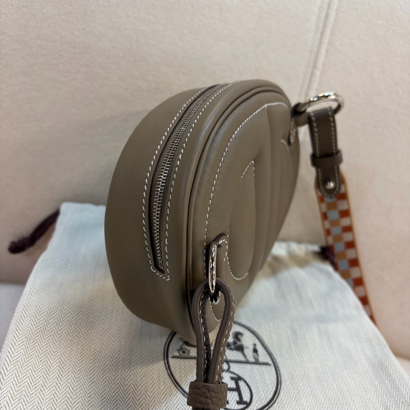 Hermes - Other - Leather - Grey - (mini)