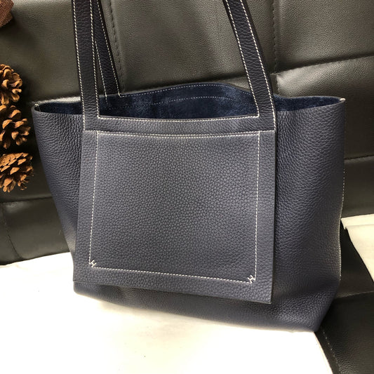 Hermes - Other - Leather - Navy - (medium)