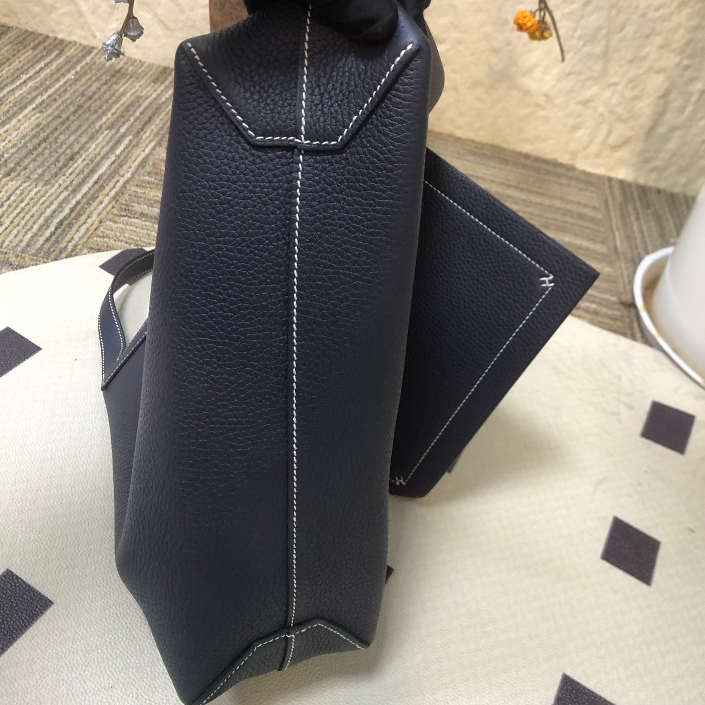 Hermes - Other - Leather - Navy - (medium)