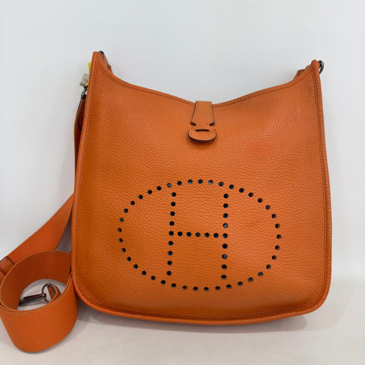 Hermes - Other - Leather - Orange - (medium)