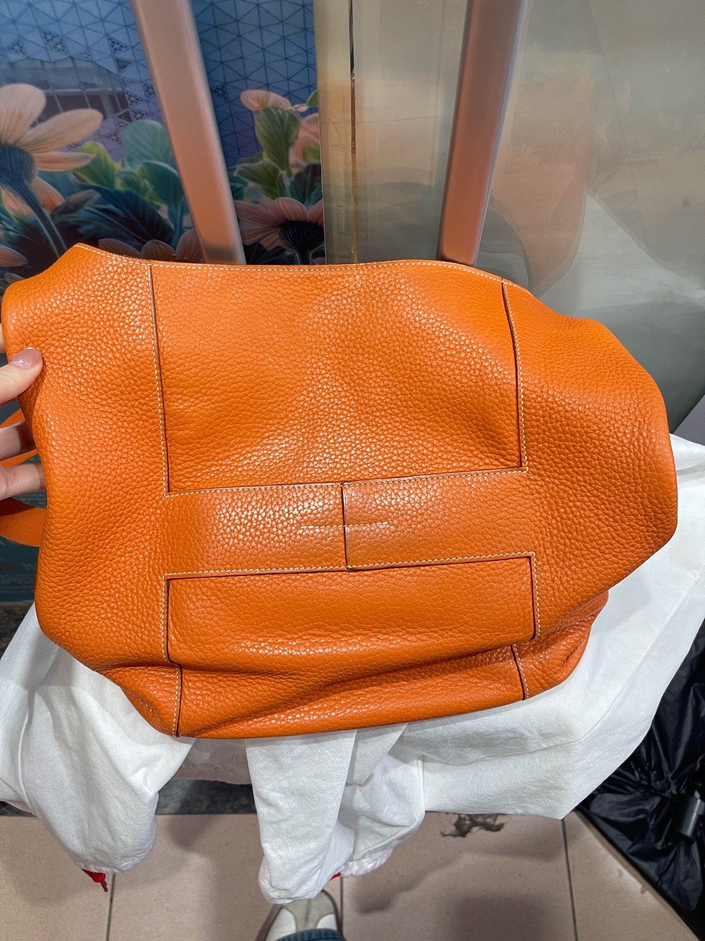 Hermes - Other - Leather - Orange - (medium)