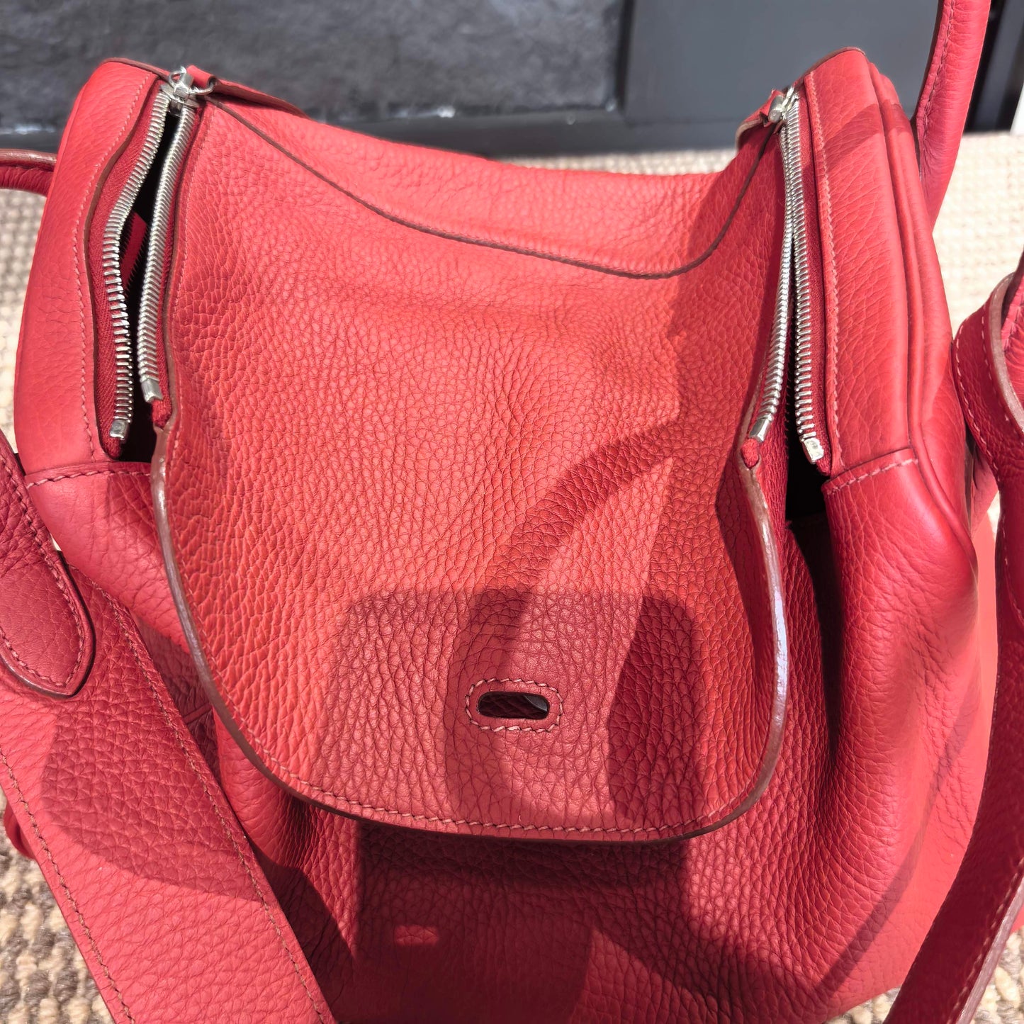 Hermes - Other - Leather - Red - (large)