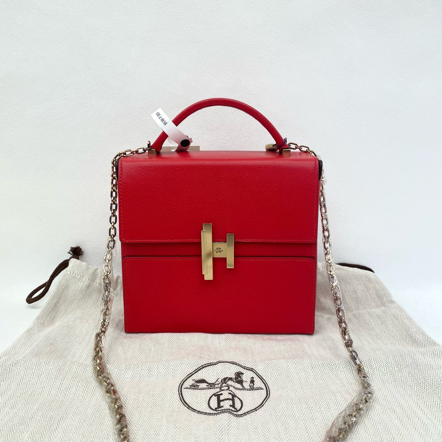 Hermes - Other - Leather - Red - (mini)
