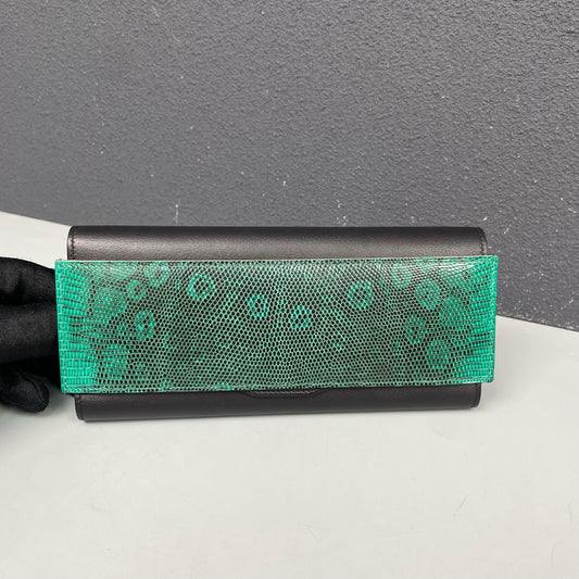 Hermès - Other - Leather with exotic lizard skin - Green