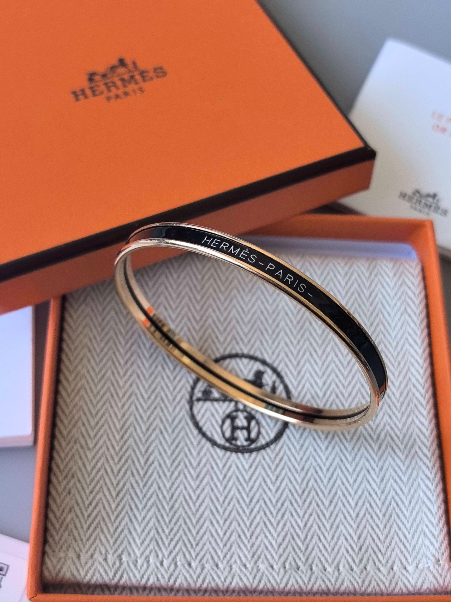 Hermès - Other - Pink gold - Black - (62)