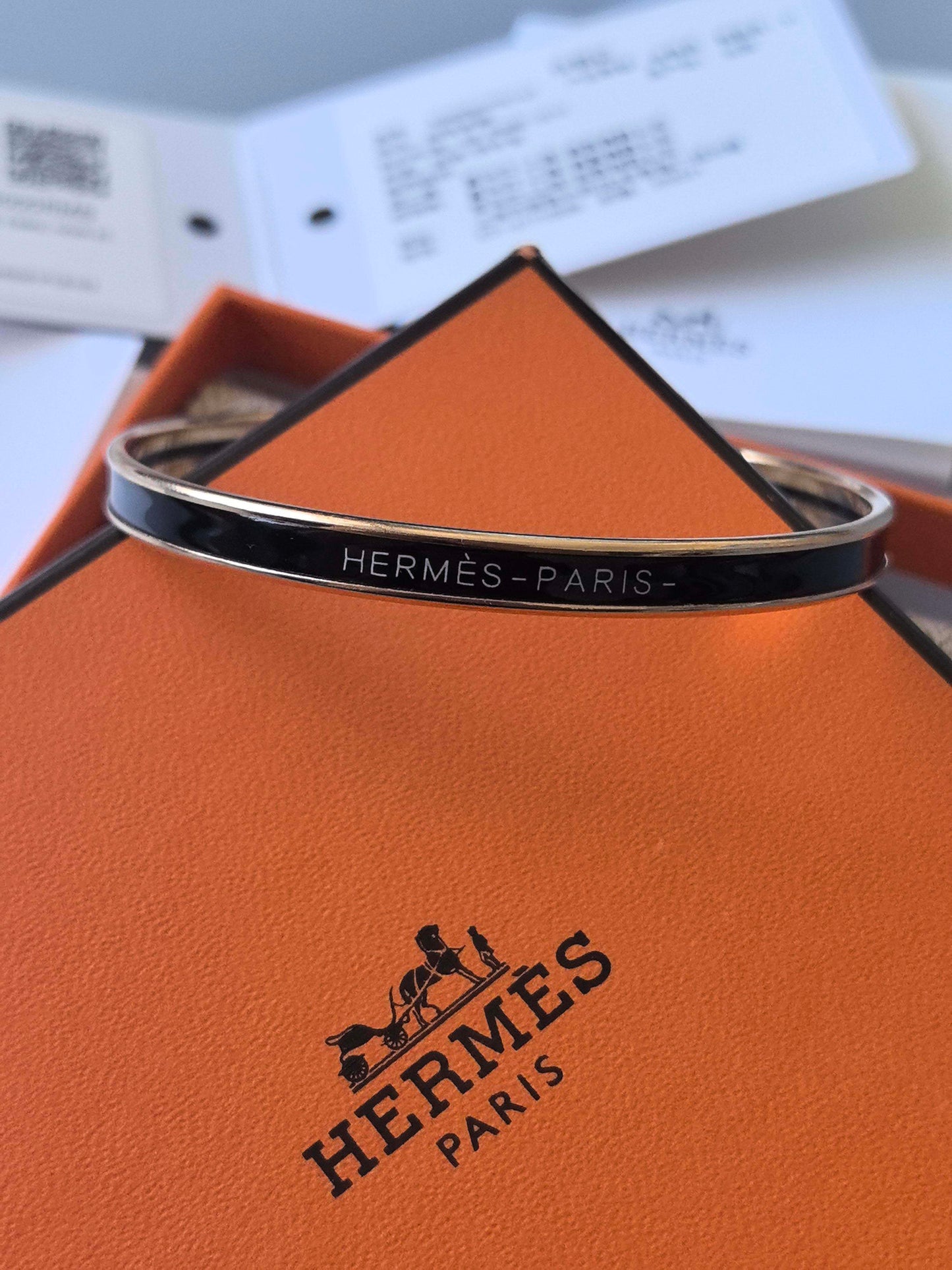 Hermès - Other - Pink gold - Black - (62)
