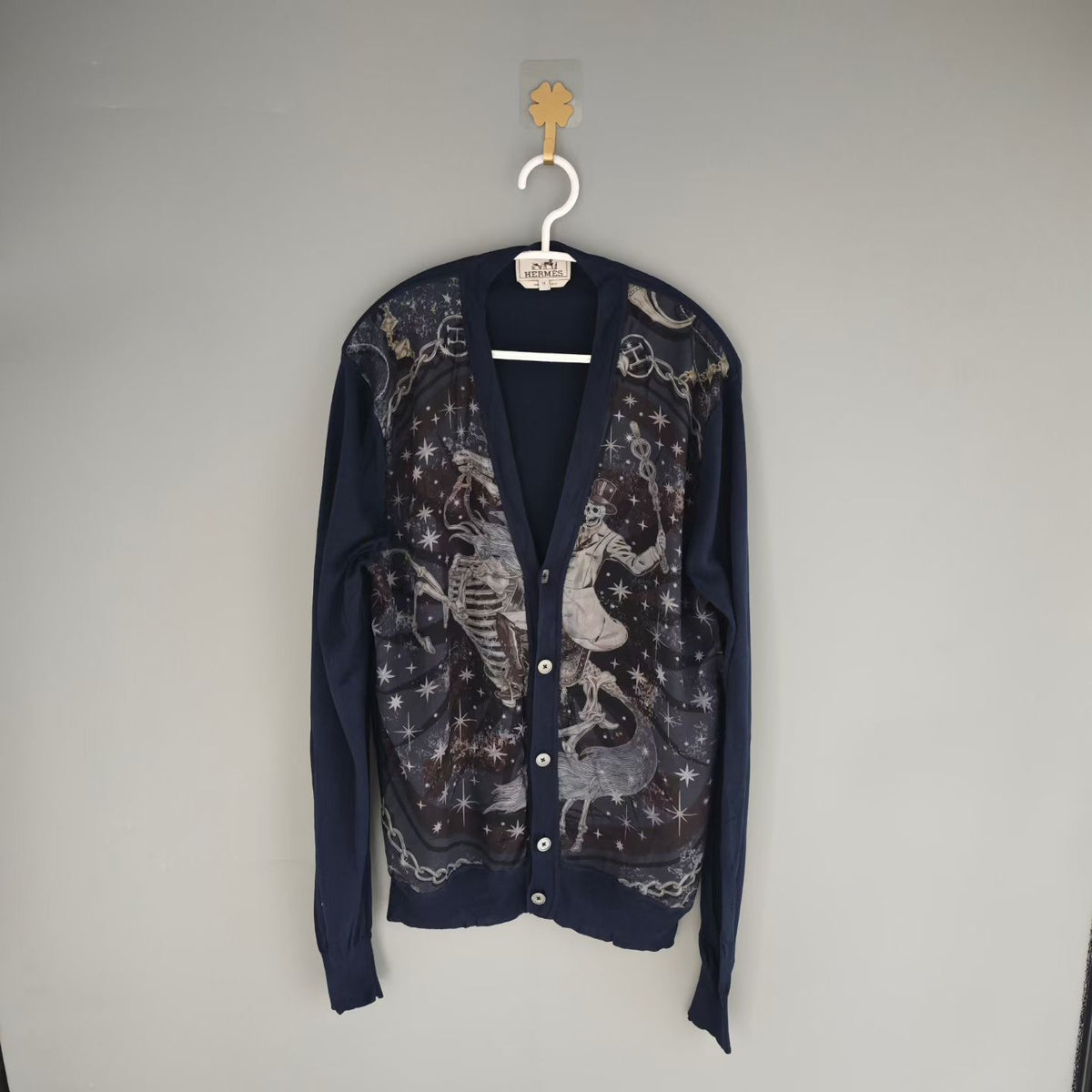 Hermès - Other - Silk - Navy - (M)