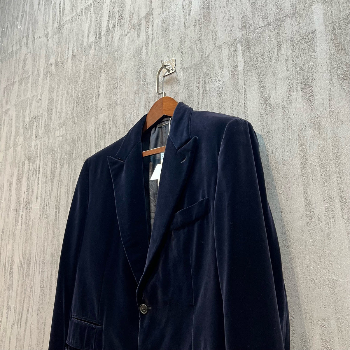 Hermès - Other - Velvet - Navy - (54)