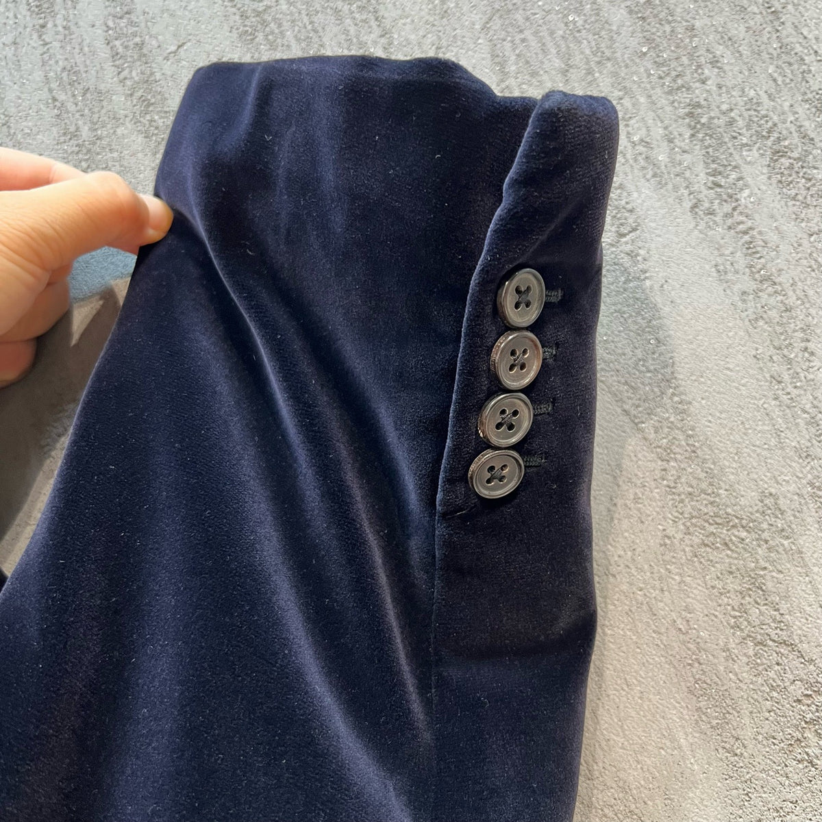 Hermès - Other - Velvet - Navy - (54)