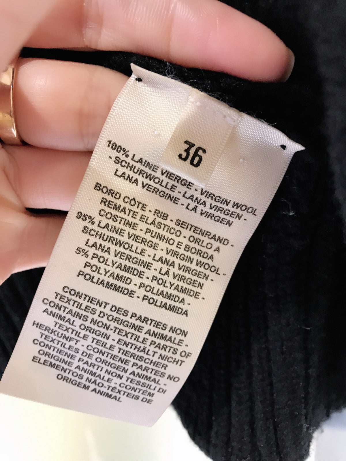 Hermès - Other - Wool - Black - (36)