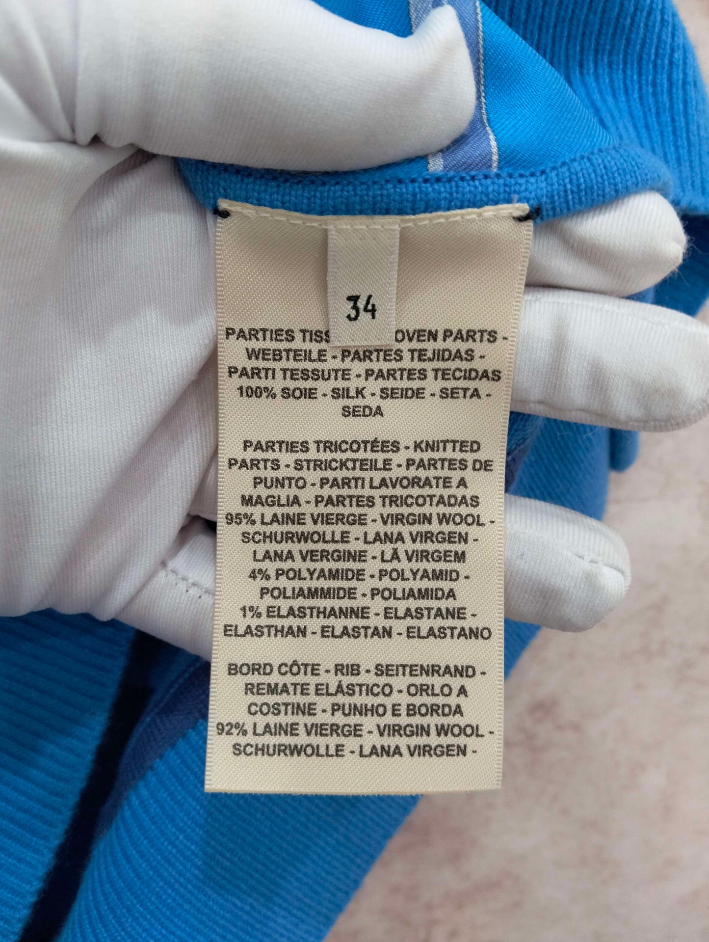 Hermès - Other - Wool - Blue - (34)