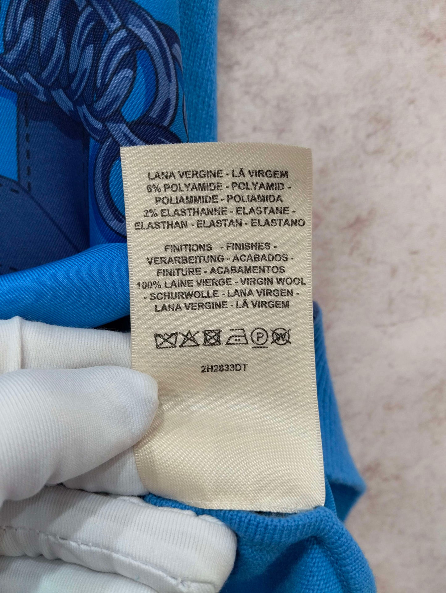 Hermès - Other - Wool - Blue - (34)