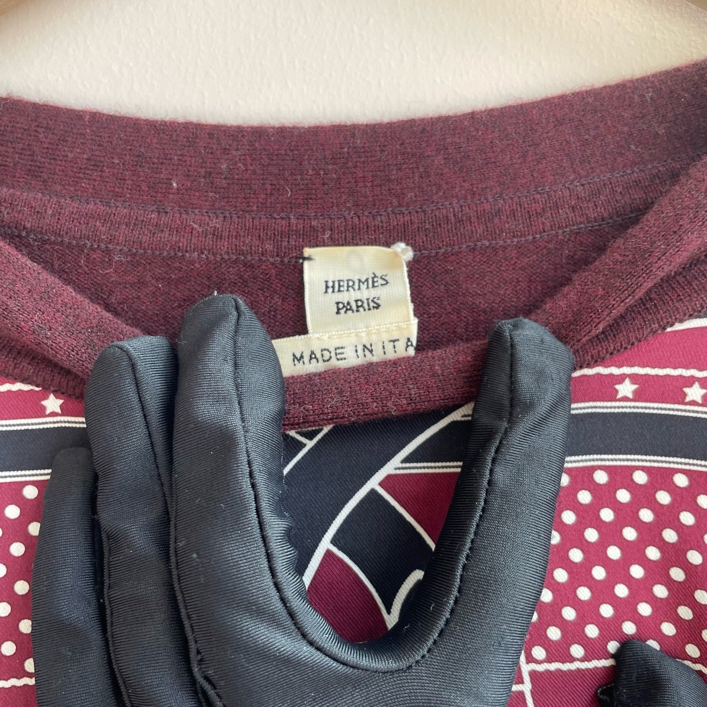 Hermès - Other - Wool - Burgundy - (34)