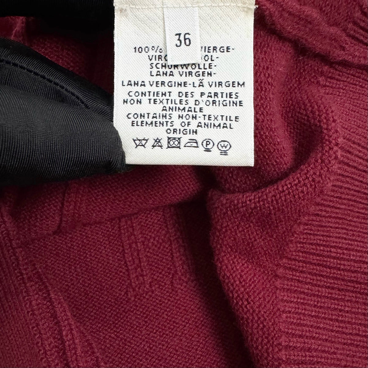 Hermès - Other - Wool - Burgundy - (36)