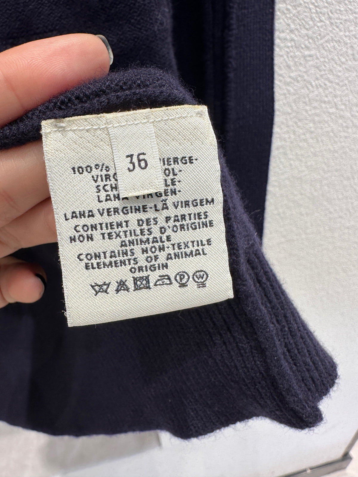 Hermès - Other - Wool - Navy - (36)