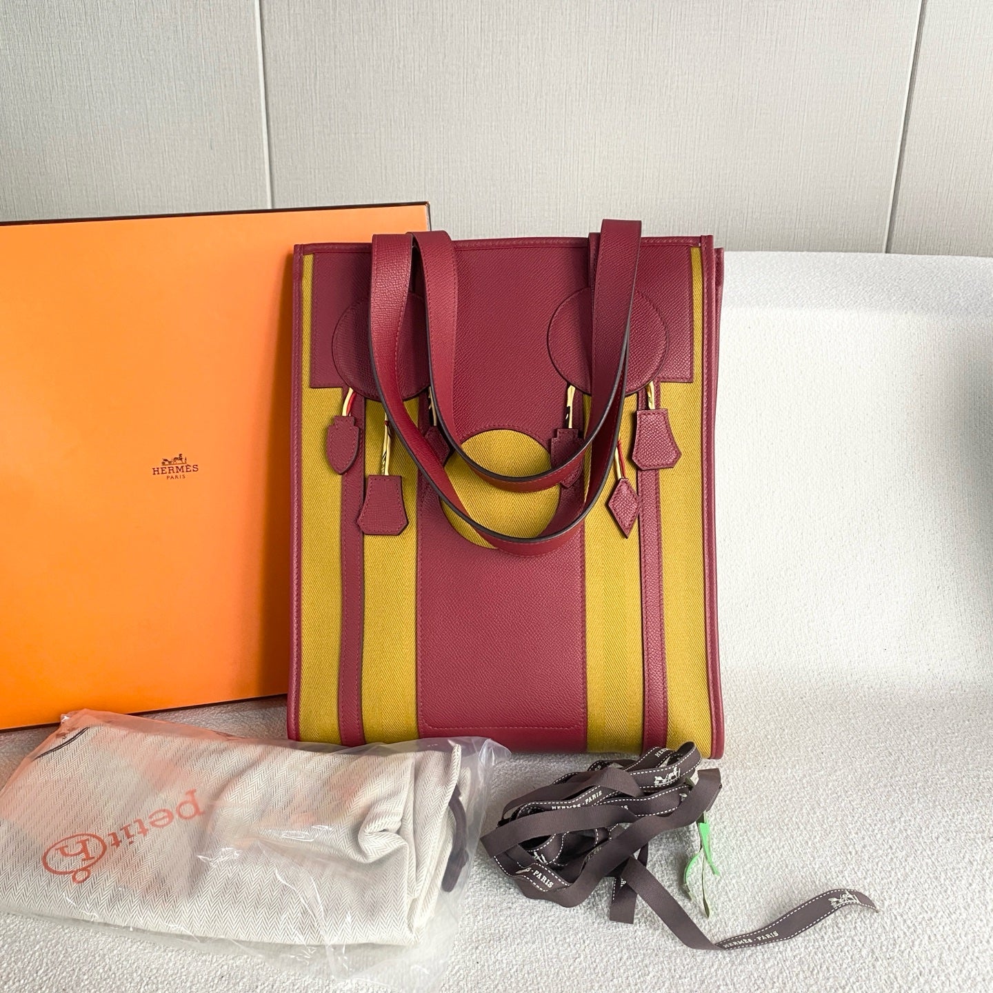 Hermes - Petit H - Leather - Red - (mini)