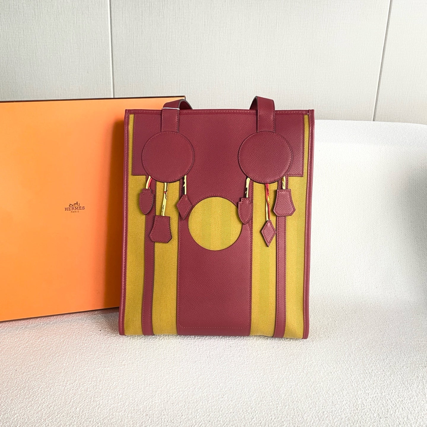 Hermes - Petit H - Leather - Red - (mini)