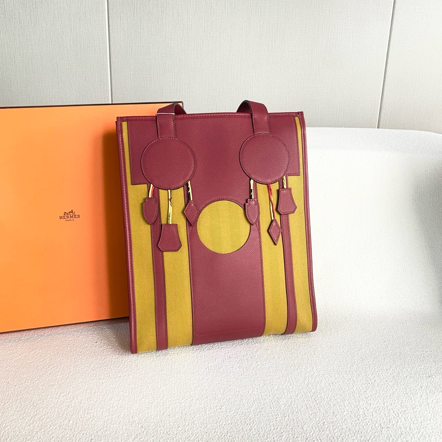 Hermes - Petit H - Leather - Red - (mini)