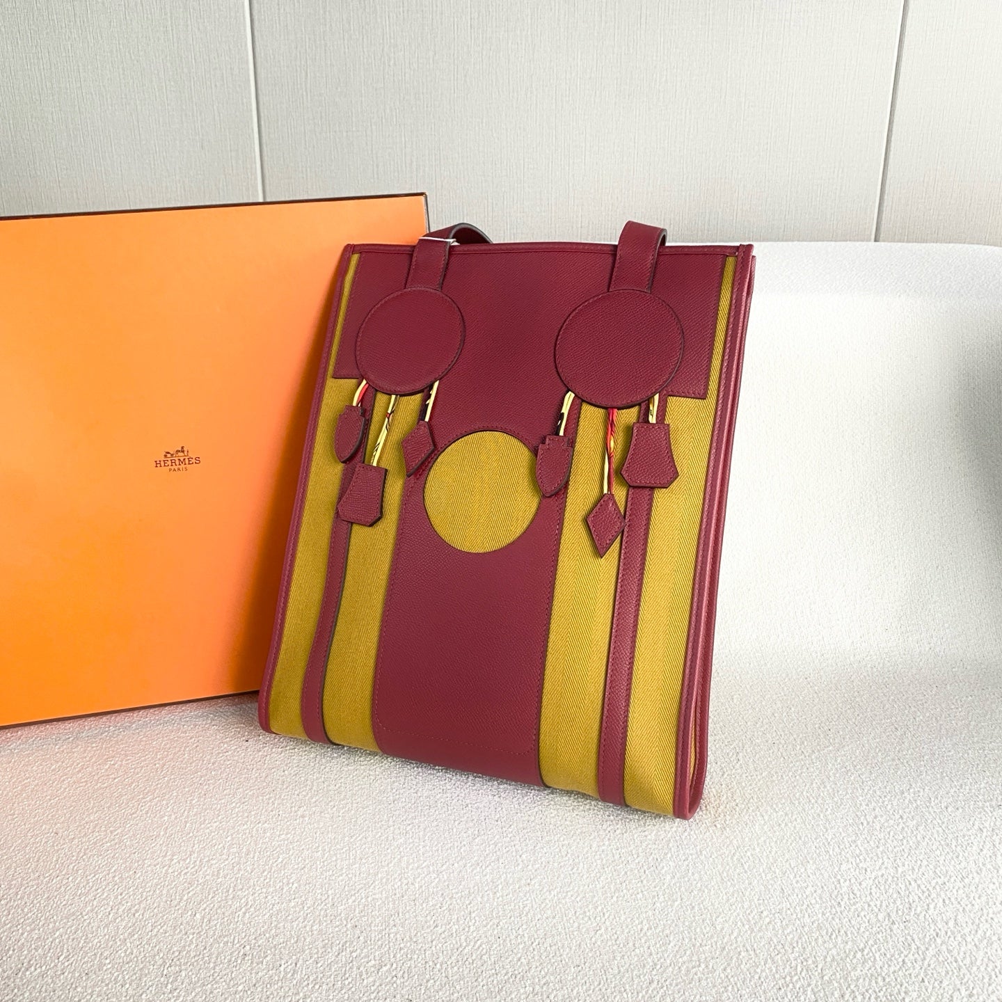 Hermes - Petit H - Leather - Red - (mini)
