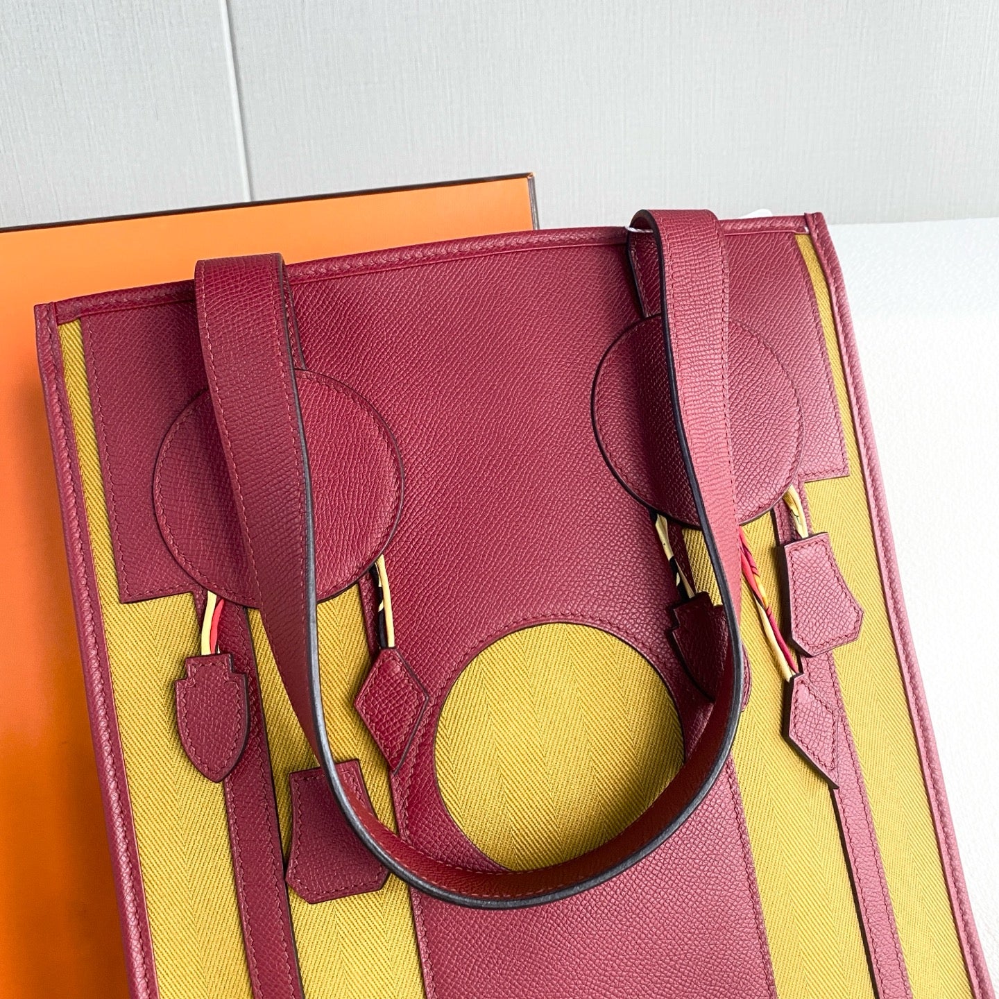Hermes - Petit H - Leather - Red - (mini)