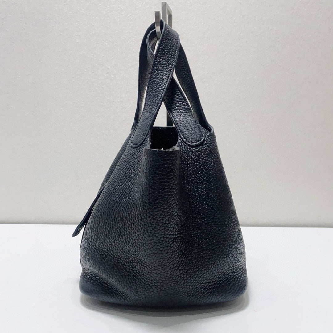 Hermes - Picotin 18 - Leather - Black