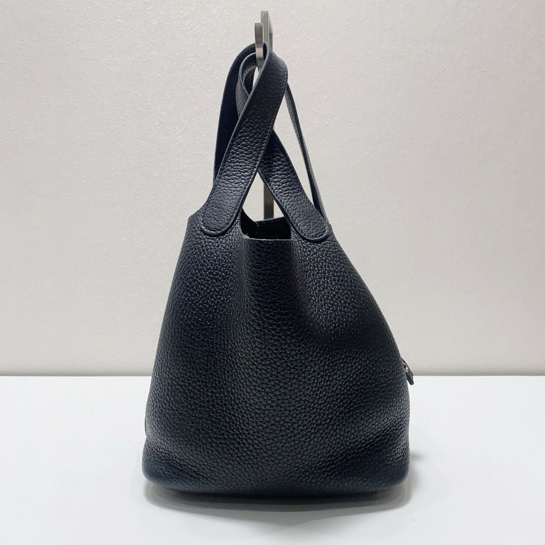Hermes - Picotin 18 - Leather - Black