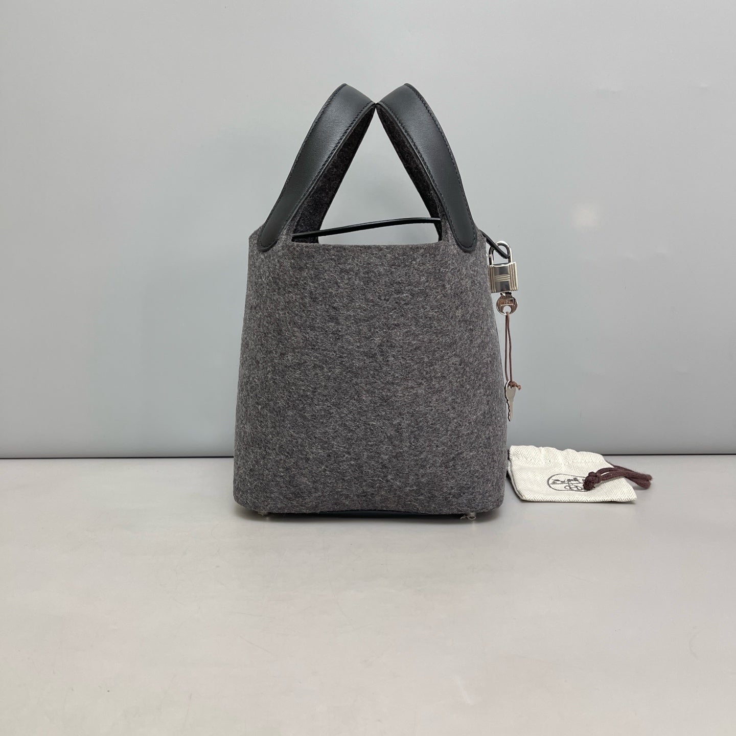Hermes - Picotin 18 - Cloth - Grey - (mini)