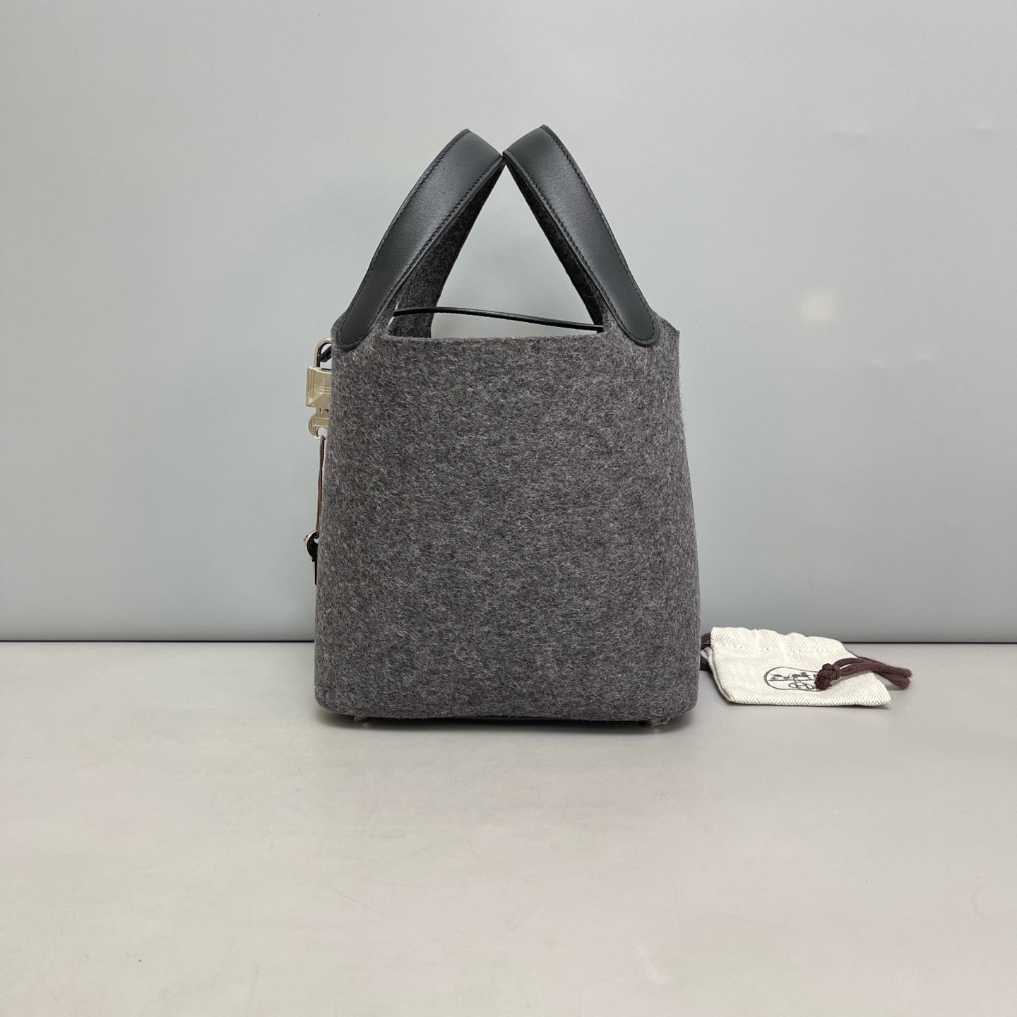 Hermes - Picotin 18 - Cloth - Grey - (mini)