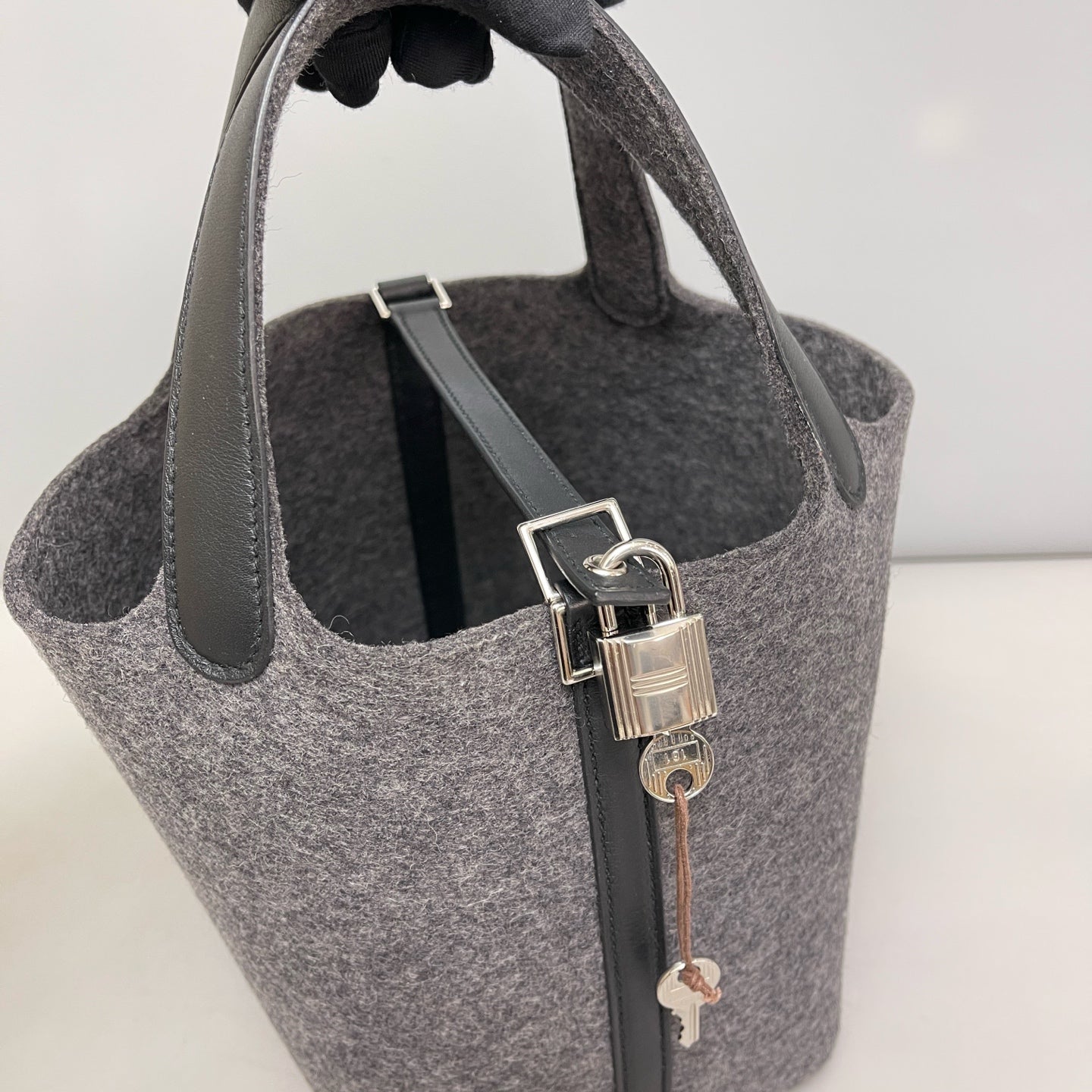 Hermes - Picotin 18 - Cloth - Grey - (mini)