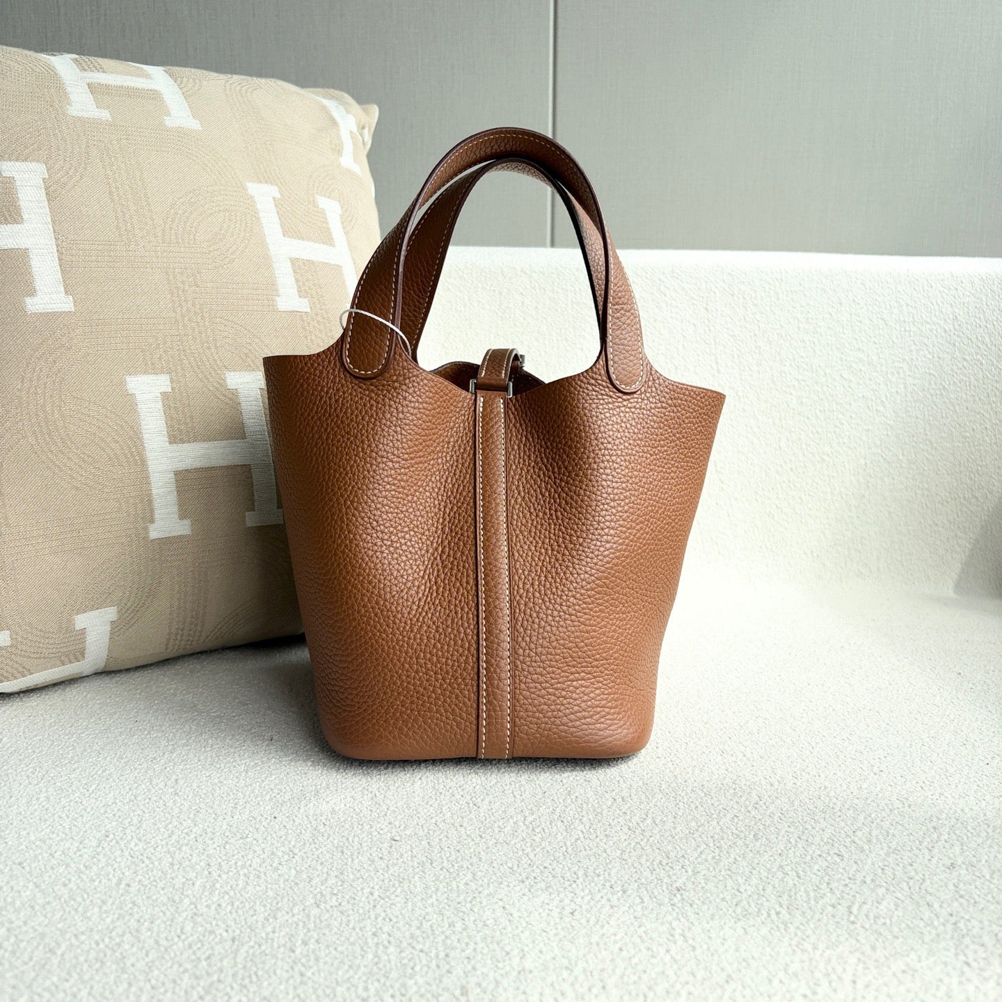Hermes - Picotin 18 - Leather - Brown - (mini)