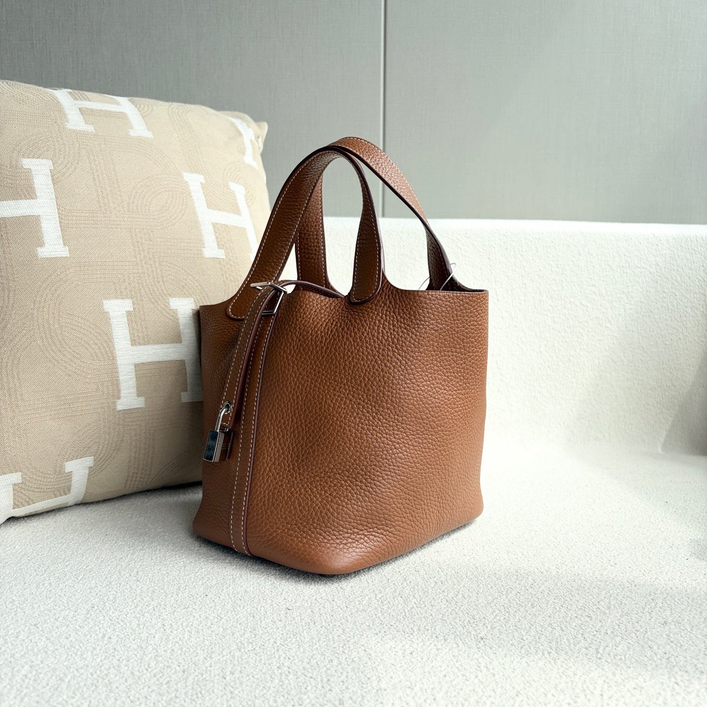 Hermes - Picotin 18 - Leather - Brown - (mini)