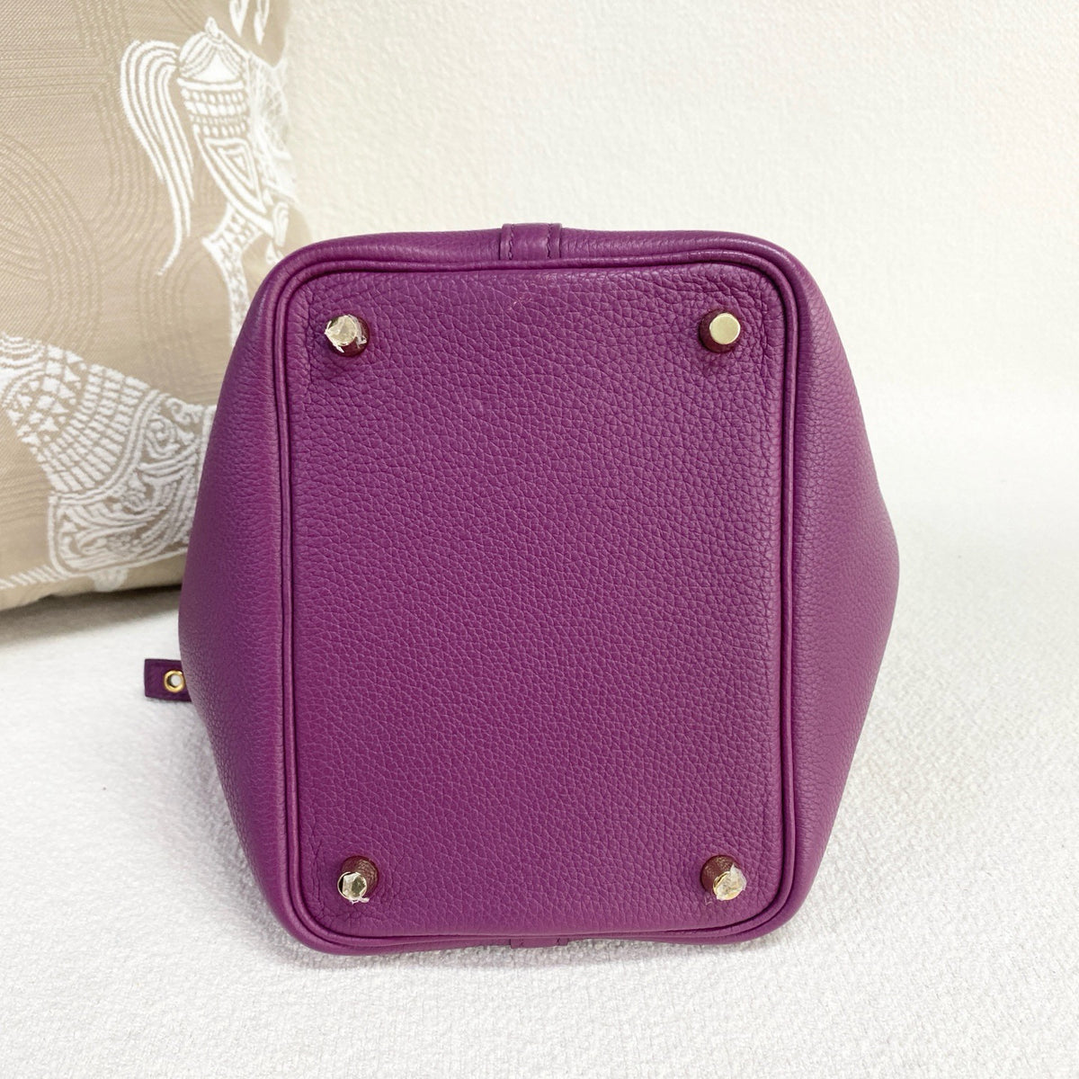 Hermes - Picotin 18 - Leather - Purple - (mini)