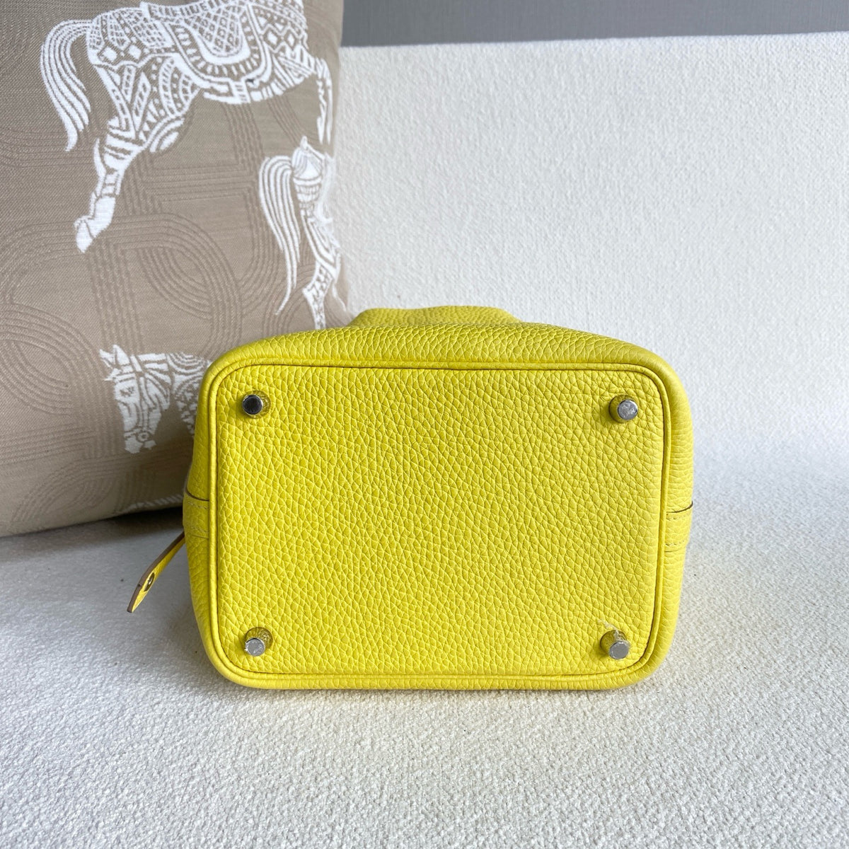 Hermes - Picotin 18 - Leather - Yellow - (mini)
