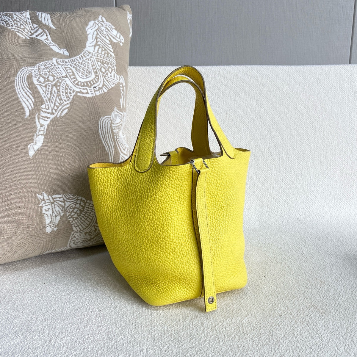 Hermes - Picotin 18 - Leather - Yellow - (mini)
