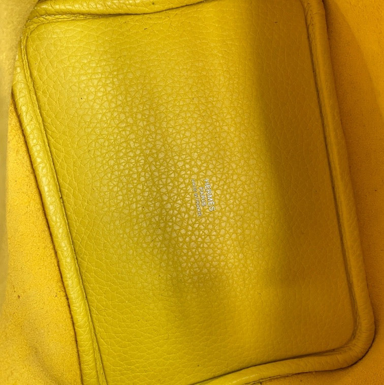 Hermes - Picotin 18 - Leather - Yellow - (mini)