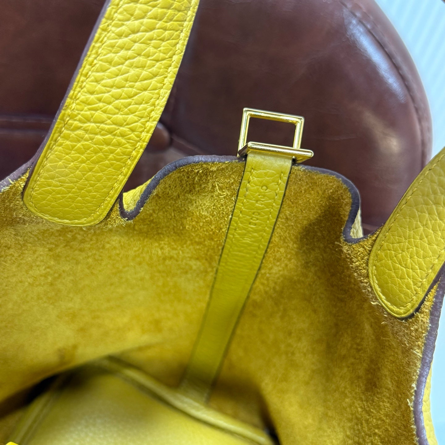 Hermes - Picotin 18 - Leather - Yellow - (small)