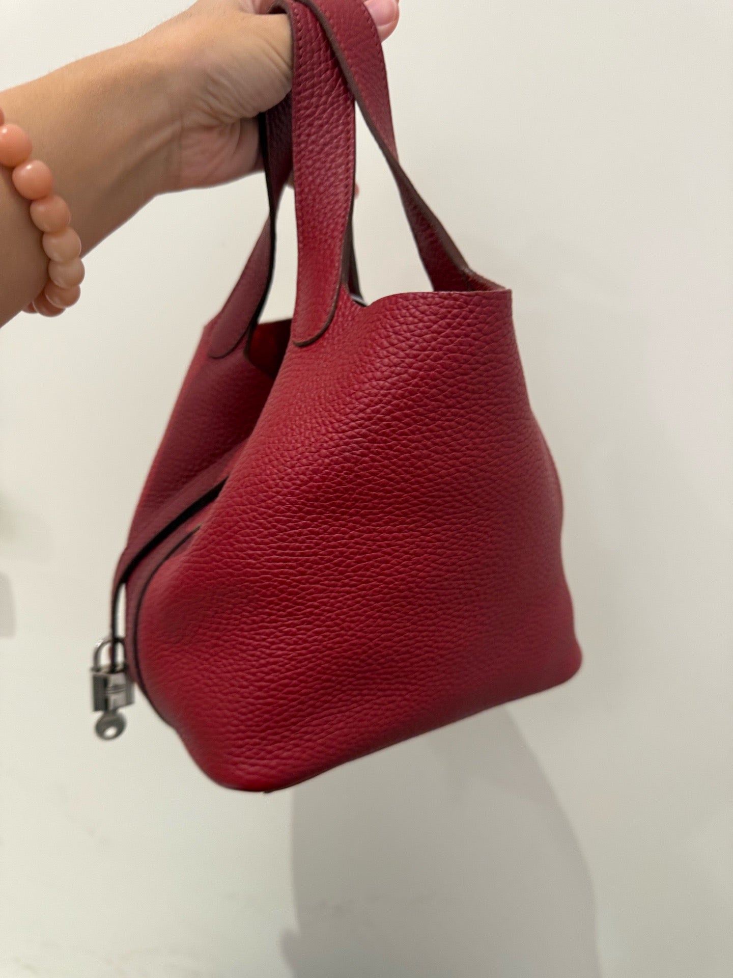 Hermès - Picotin 18 - Taurillon Clemence leather - Red - (Mini)