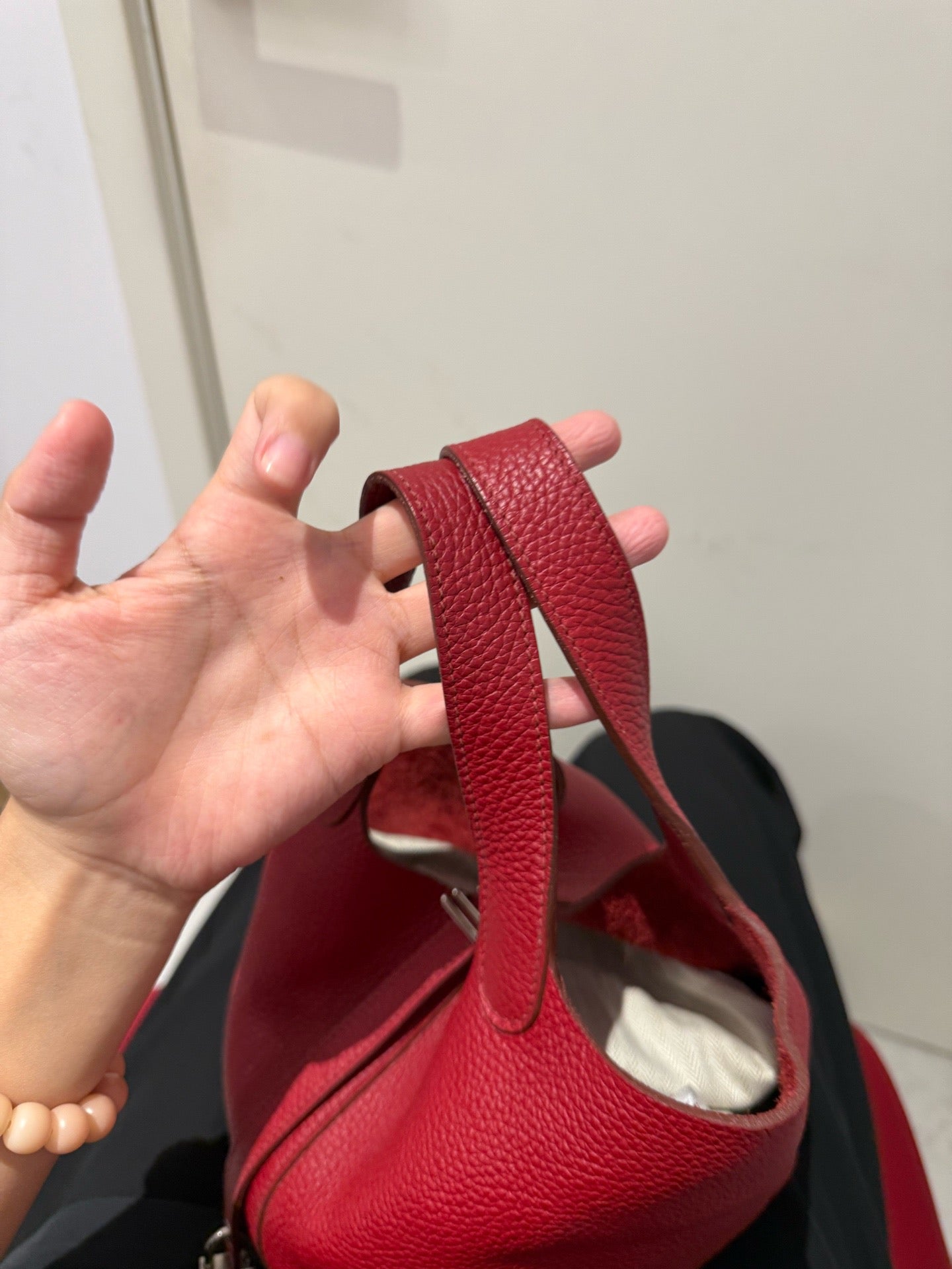 Hermès - Picotin 18 - Taurillon Clemence leather - Red - (Mini)