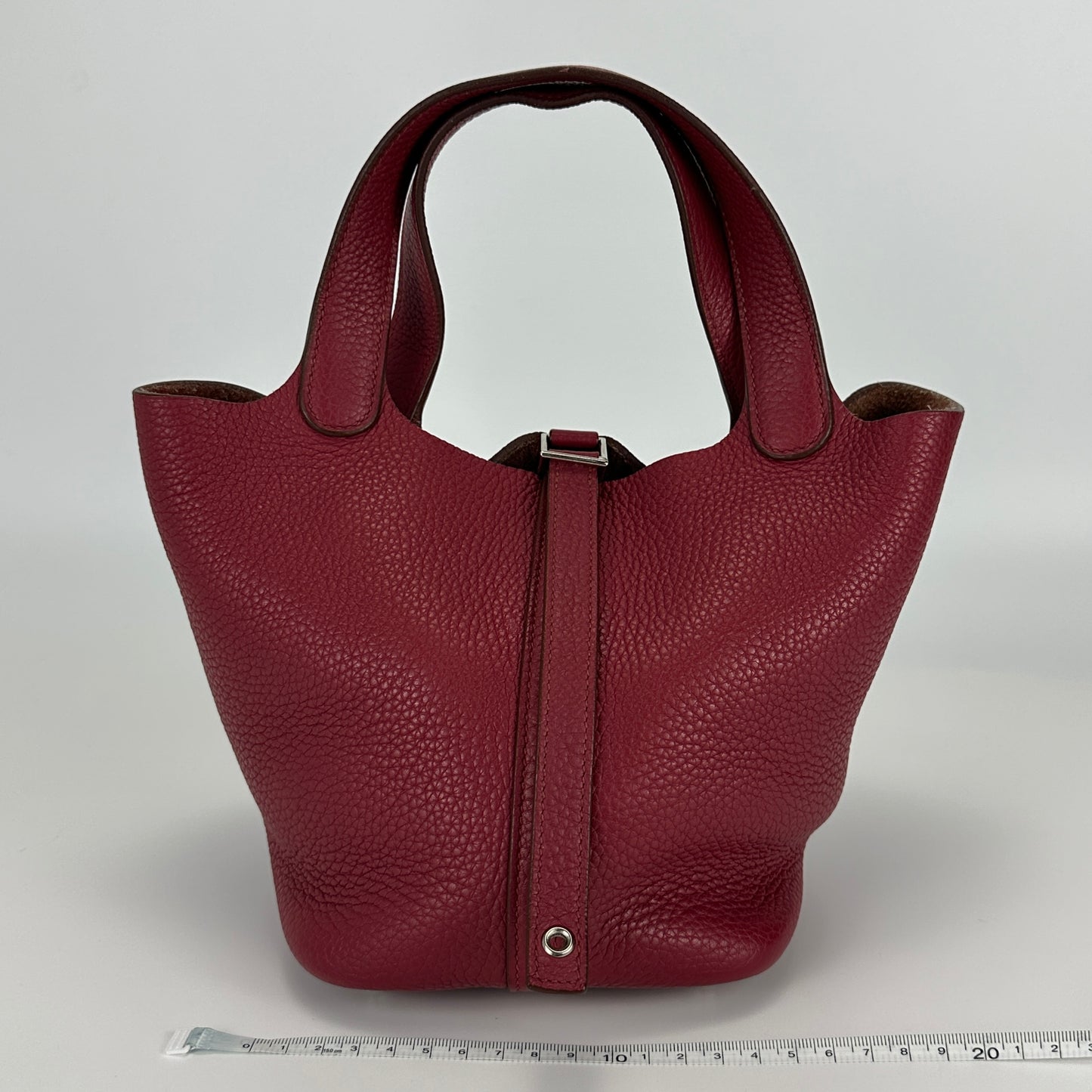 Hermès - Picotin - Clemence leather - Burgundy - (Mini)