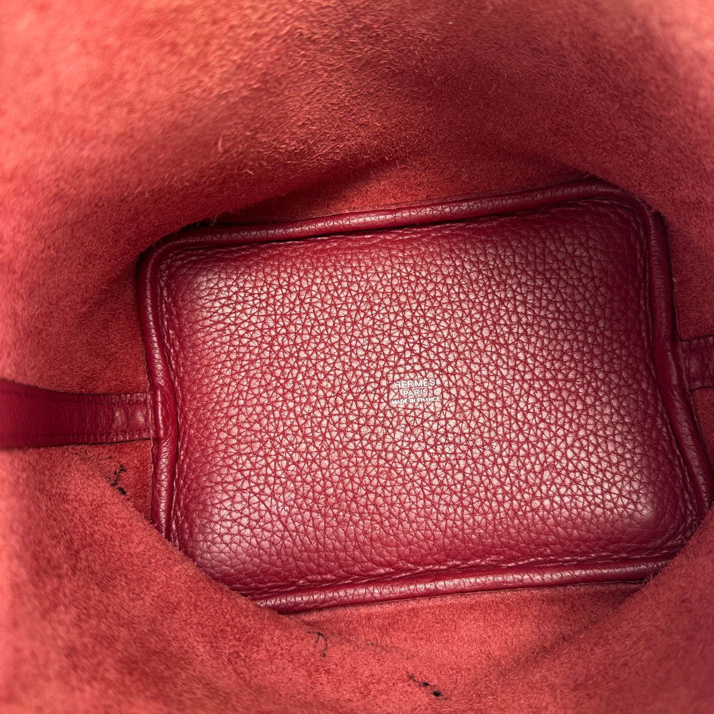 Hermès - Picotin - Clemence leather - Burgundy - (Mini)
