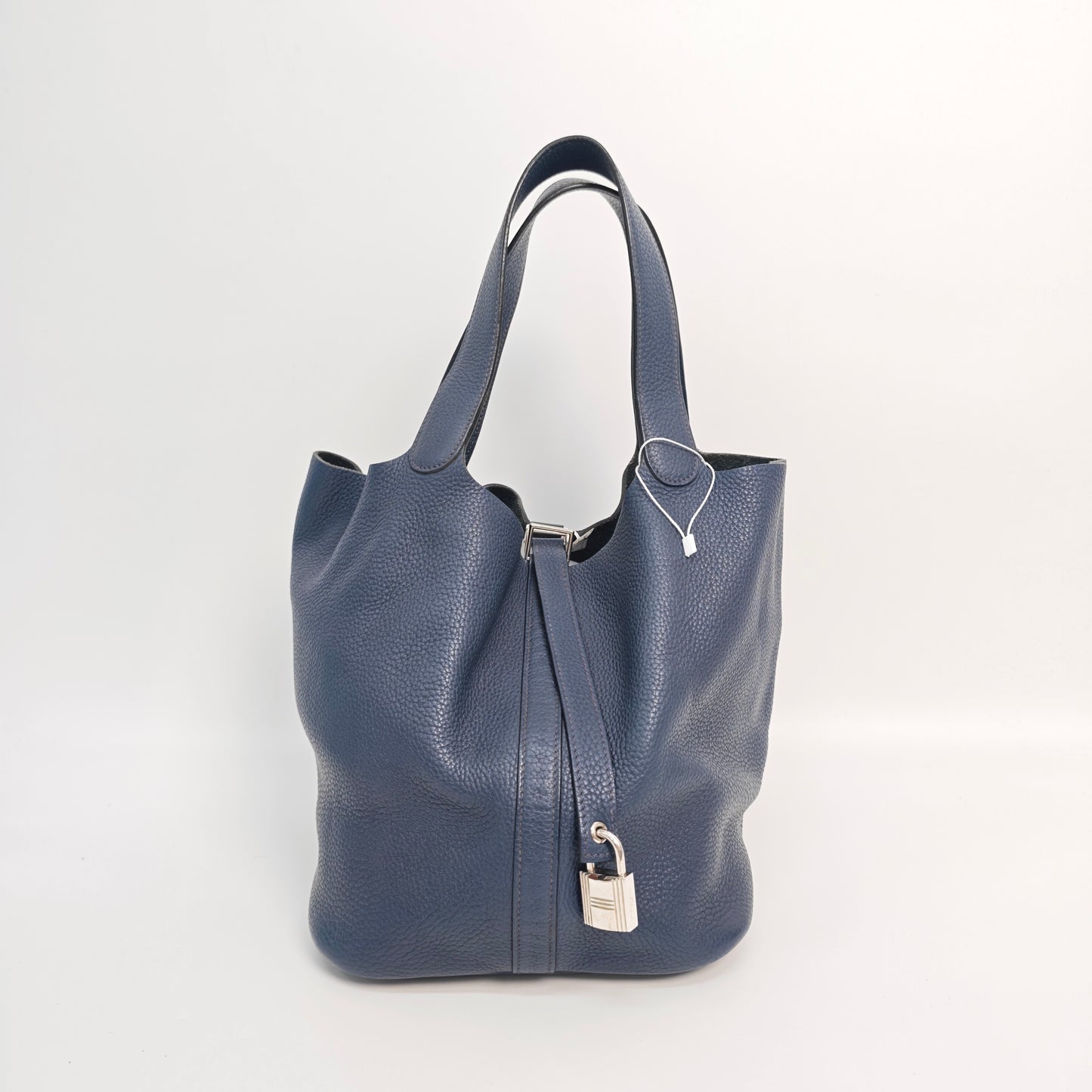 Hermes - Picotin - Leather - Blue - (medium)