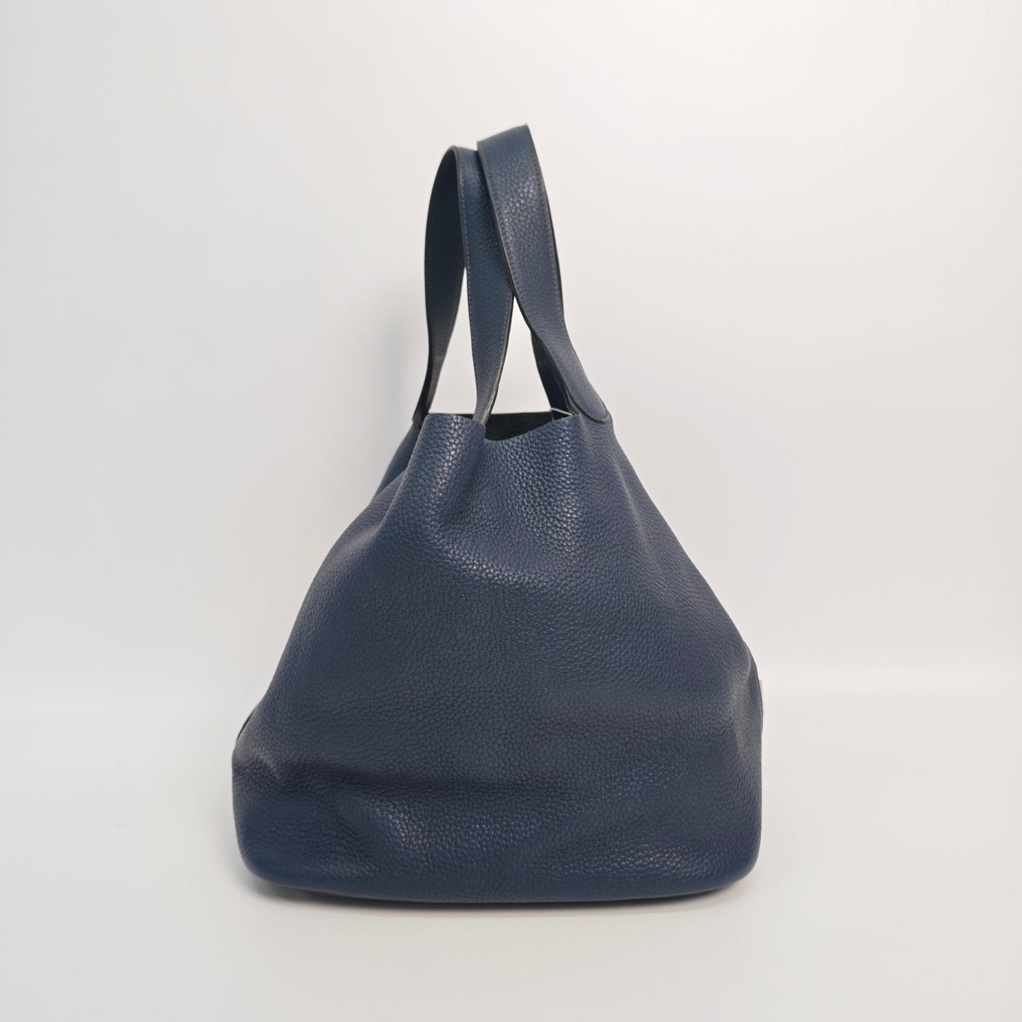 Hermes - Picotin - Leather - Blue - (medium)