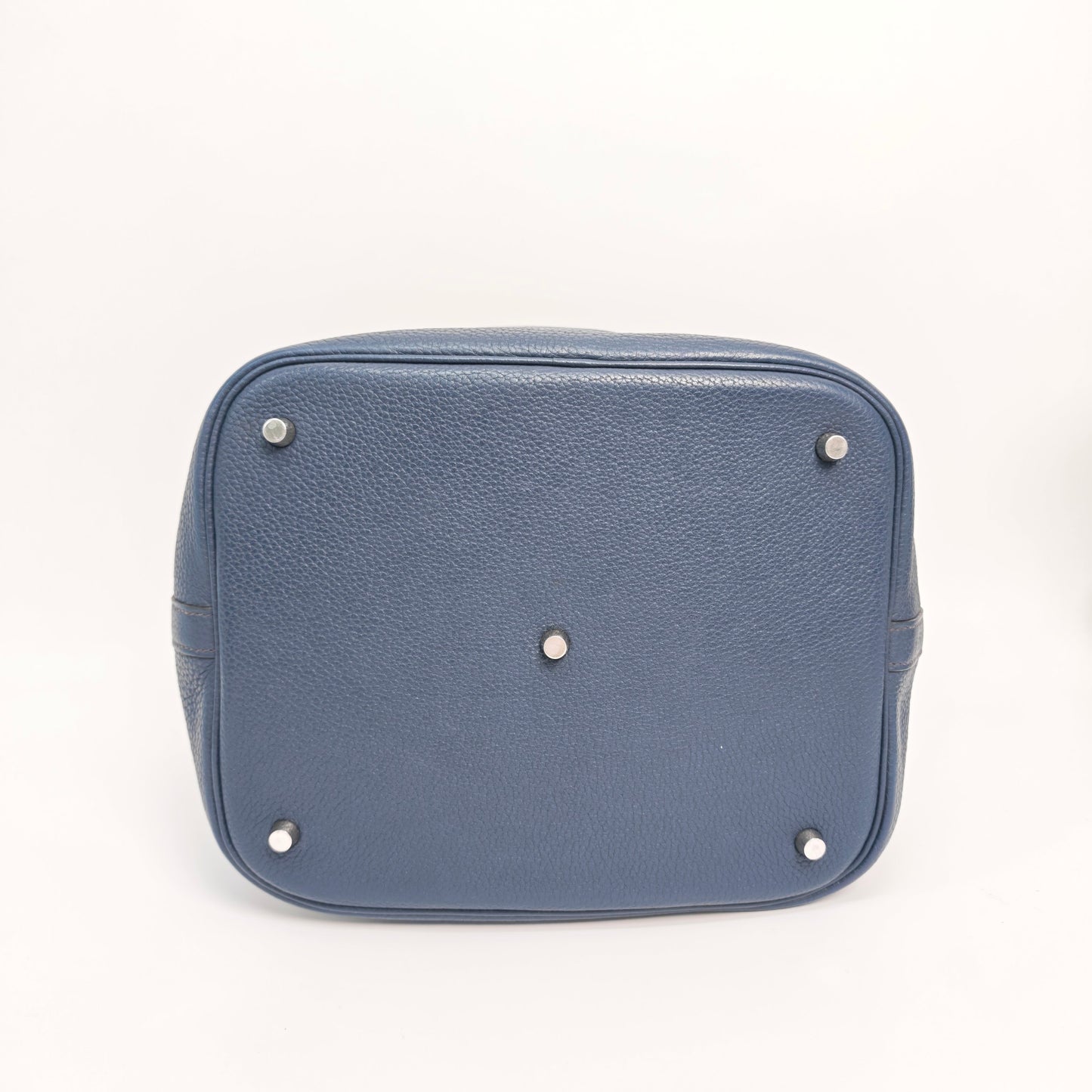 Hermes - Picotin - Leather - Blue - (medium)