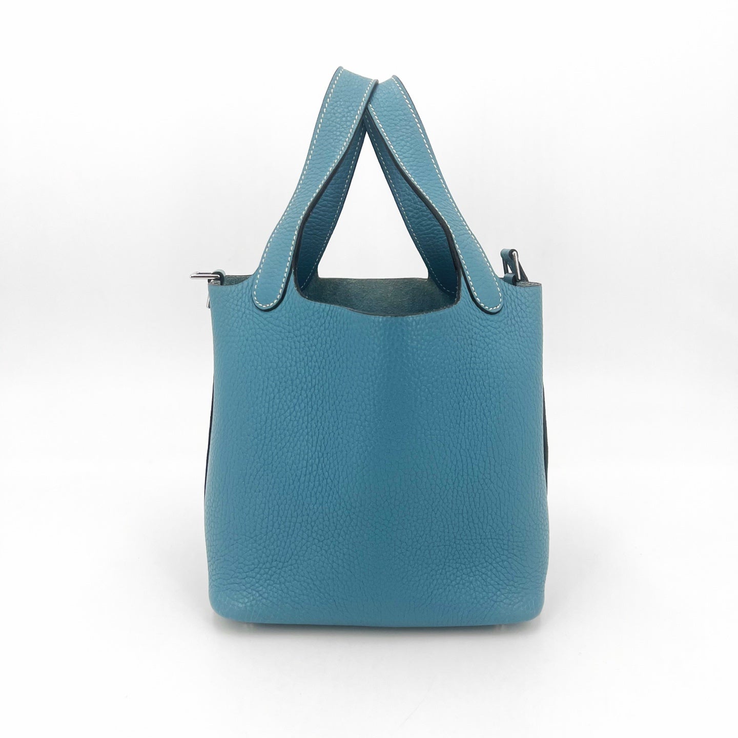 Hermes - Picotin - Leather - Blue - (small)